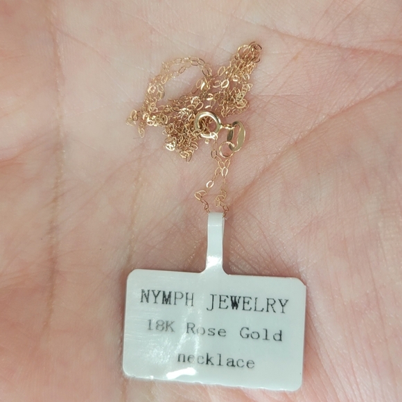 Solid 18k Rose Gold Chain - Picture 6 of 7